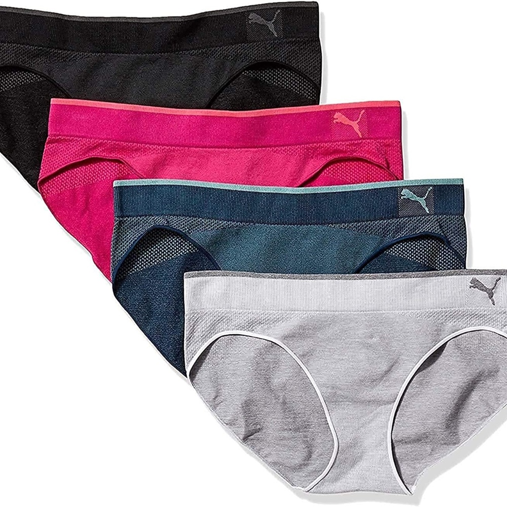 Puma Womens Sports Stretch Performance Bikini Set